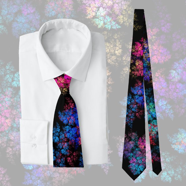 Delicate leaf ornaments neck tie (Creator Uploaded)