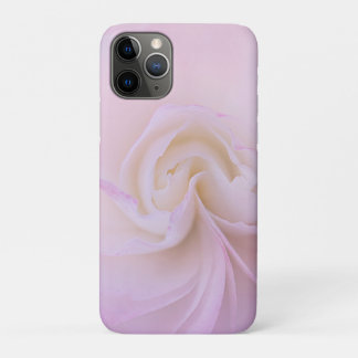 Delicate Light Pink Flower Print iPhone 11 Pro Case