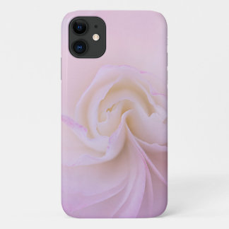 Delicate Light Pink Flower Print iPhone 11 Case