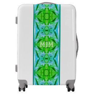 Delicate Lily Flowers Abstract Art Personalized Luggage