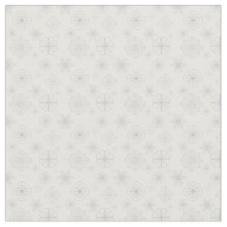 Delicate line flower pattern fabric
