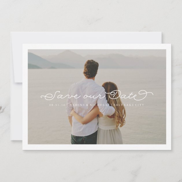 Delicate Love Save The Date Wedding Overlay