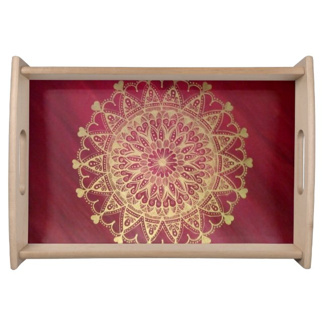 Delicate Love Serving Tray (Front)