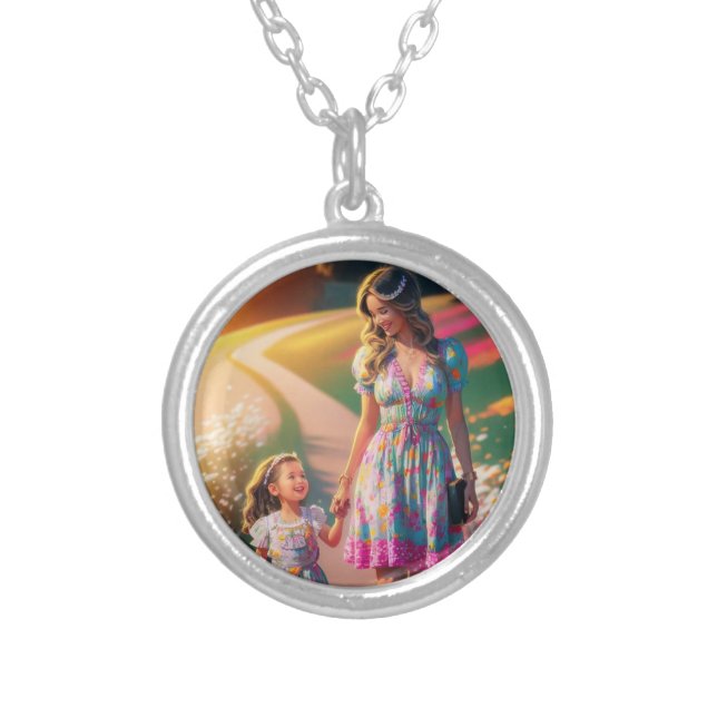 Delicate Memory Silver Plated Necklace (Front)