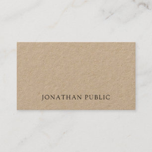 Delicate Minimalist Design Modern Unique Plain Business Card