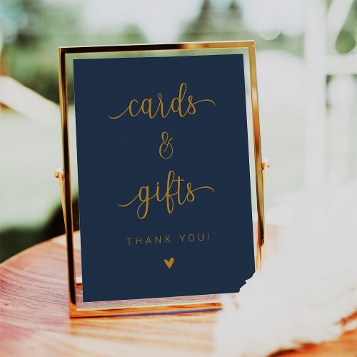 Delicate Minimalist Script Cards and Gifts Sign