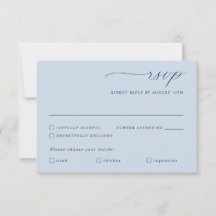 Delicate Navy Blue Gold Calligraphy Wedding Meal