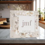 Delicate Neutral Tan & Cream Floral Family Recipes 3 Ring Binder<br><div class="desc">This simple yet elegant design adds style and grace to your kitchen, with its neutral cream and tan romantic floral pattern. Gather your favorite family recipes and add your family memories to make this a cherished keepsake. Add a name to personalize it. Makes a great bridal shower, Christmas or Mother's...</div>