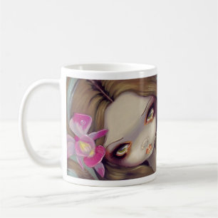 "Delicate Orchid Mermaid" Mug