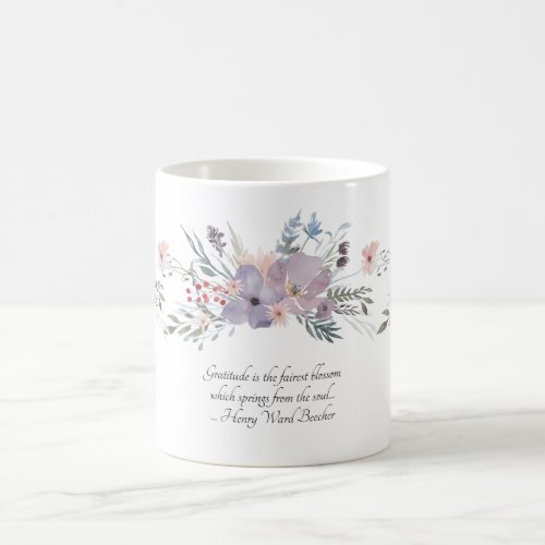 Delicate Pastel Flowers Coffee Mug