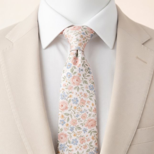  Delicate Pastel Spring  Neck Tie (Creator Uploaded)