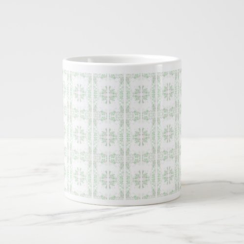 Delicate Pattern Giant Coffee Mug