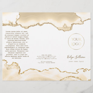 delicate peach agate brochure