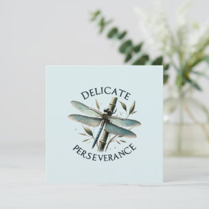 Delicate Perseverance - Artistic Dragonfly