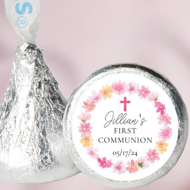 Delicate Petals First Communion Hershey®'s Kisses® (Creator Uploaded)