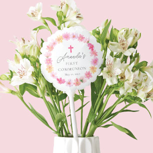 Delicate Petals First Holy Communion  Balloon