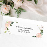 Delicate Pink Blush Floral Gold Geometric  Label<br><div class="desc">Transform your bridal shower into a stunning celebration with our exquisite blush floral suite. This collection features everything you need for a cohesive and elegant atmosphere, including matching recipe and advice cards, personalized napkins, beautiful signs, and fun games. Don’t hesitate to reach out via chat if you need assistance with...</div>