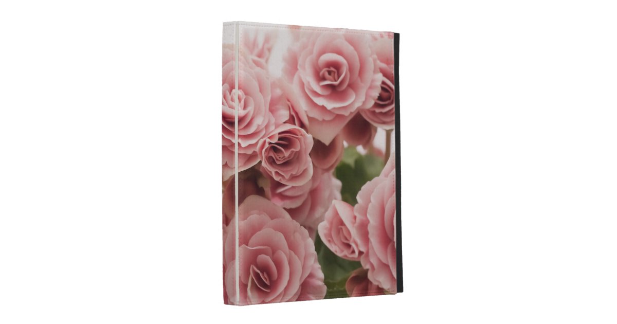 Delicate Pink Flowers iPad Folio Covers | Zazzle