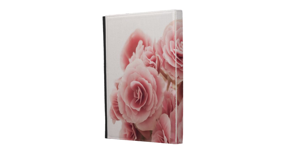 Delicate Pink Flowers iPad Folio Covers | Zazzle