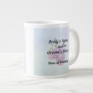 Delicate Pink Lilacs Wedding Products Giant Coffee Mug
