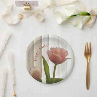 Delicate Pink Pastel Tulips Photographic Easter