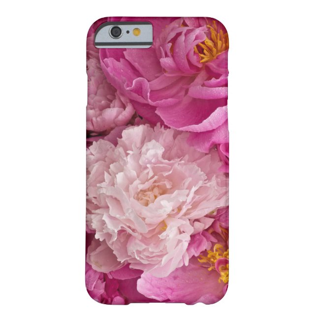 Delicate Pink Peony Girlish I Phone 6 Case (Back)