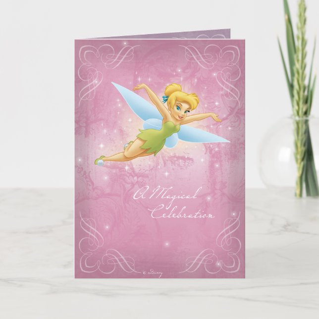 Delicate Purple Bordered Disney Invitation (Front)