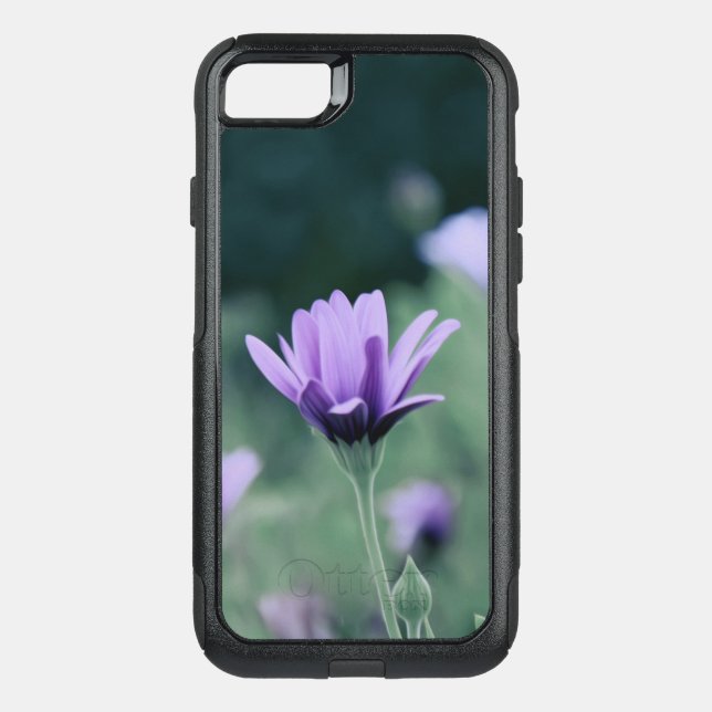 Delicate Purple Flowers Otterbox iPhone Case (Back)