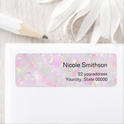 delicate purple opal background  labels