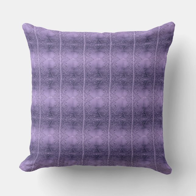 Delicate Purple  Throw Pillow (Front)