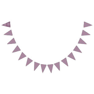 Delicate, repeating, light pink and light blue pat bunting flags