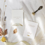 Delicate Romantic Dried Bouquet Wedding Place Card<br><div class="desc">This simple and elegant flat wedding place card is perfect for a modern rustic wedding reception. Use this guest card to personalize menu or event program by pinning the card with the guest's name. Designed to coordinate with for the «VERONICA» Wedding Invitation Collection. To change guest name click «Personalize». To...</div>