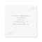 Delicate Romantic Floral Square Business Card