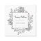 Delicate Romantic Hand Drawn Floral Wreath