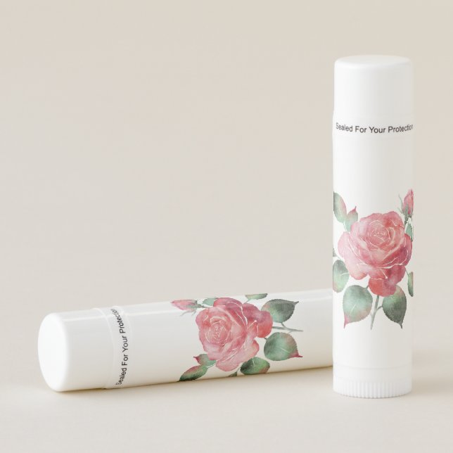 Delicate Rose Lip Balm (Front)