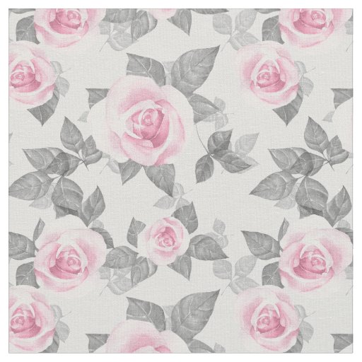 Delicate roses 1 fabric