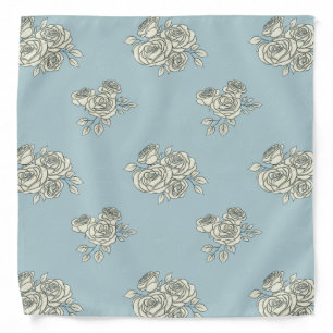 Delicate roses bandana