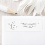 Delicate Silver Calligraphy Return Address Label<br><div class="desc">These delicate silver calligraphy return address labels are perfect for a modern wedding. The romantic minimalist design features lovely and elegant silver gray typography on a white background with a clean and simple look. These labels can be used for a wedding, bridal shower, special event or any time you need...</div>