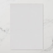 Delicate Silver Foil | Gray Bridal Shower Foil Invitation (Back)