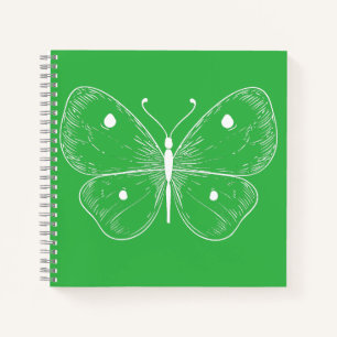 Delicate Sketch Butterfly Notebook