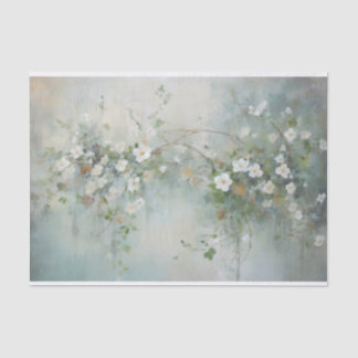 Delicate, Soft Beautiful Elegant Florals Decoupage Tissue Paper