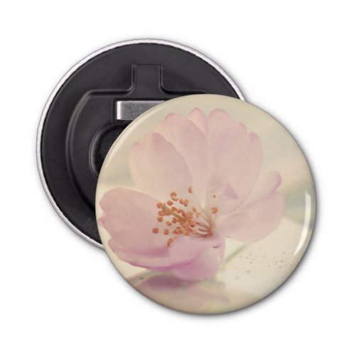 Delicate Soft Pink Cherry Blossom Flower Bottle Opener