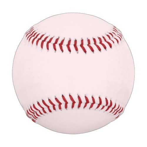 Delicate solid color plain blushing pink baseball