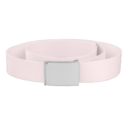 Delicate solid color plain blushing pink belt