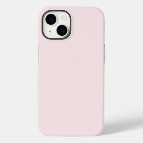 Delicate solid color plain blushing pink Case_Mate iPhone 14 case