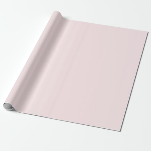 Delicate solid color plain blushing pink wrapping paper