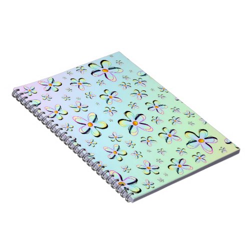 Delicate Spring Flowers Notebook