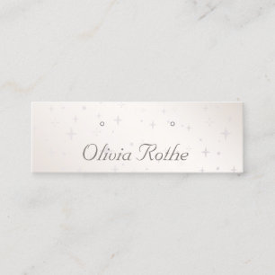 Delicate Stars Stud Earring Display Mini Business Card