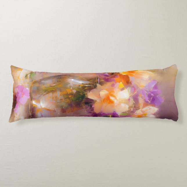 Delicate Still Life  Body Pillow (Front)