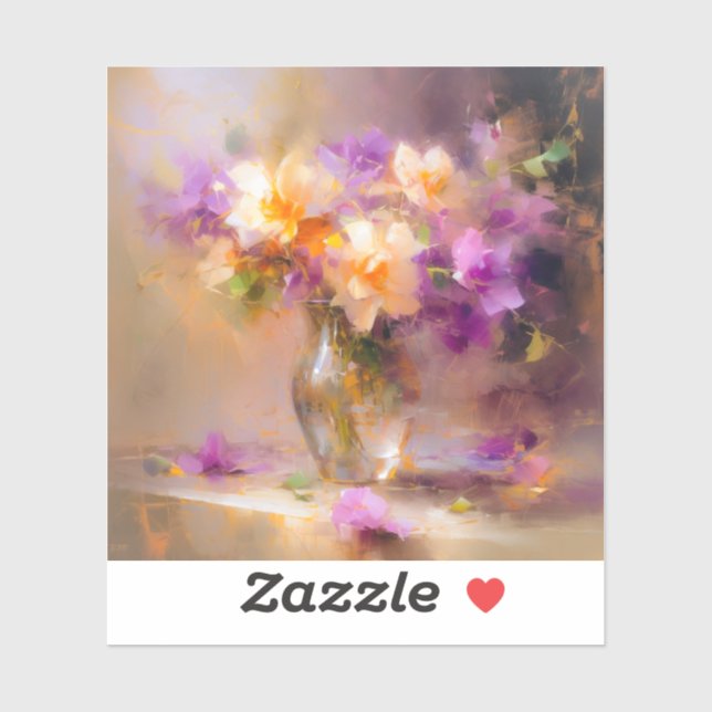 Delicate Still Life  Sticker (Sheet)